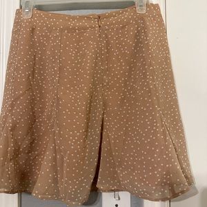 Mini pink polka dot skirt